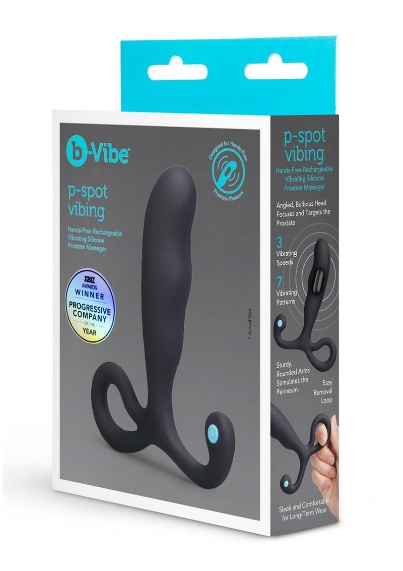 b-Vibe P-Spot Vibing | Black: Retail packaging