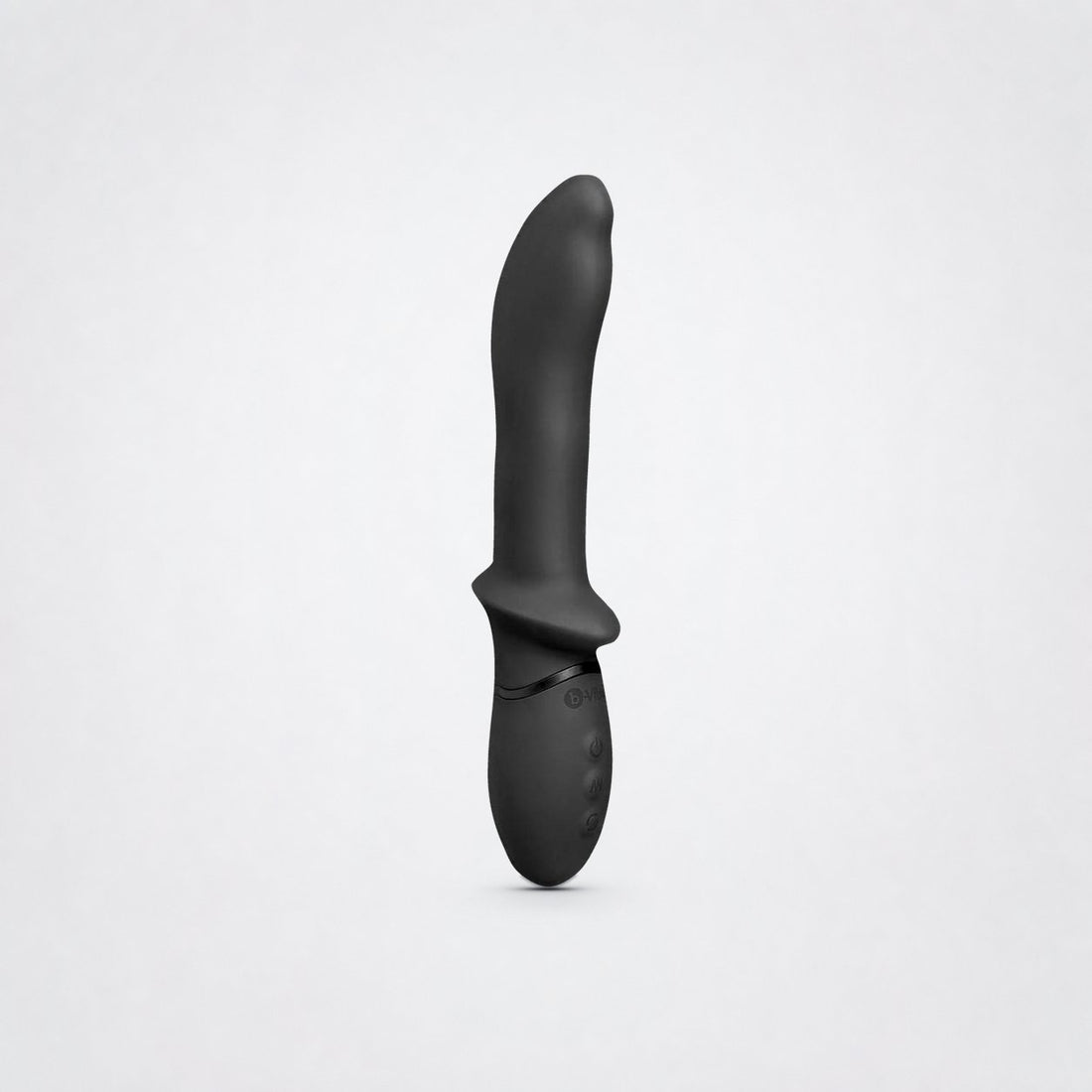 b-Vibe Rimming P-Spot Vibe | Black on The Luv Coach gray studio background