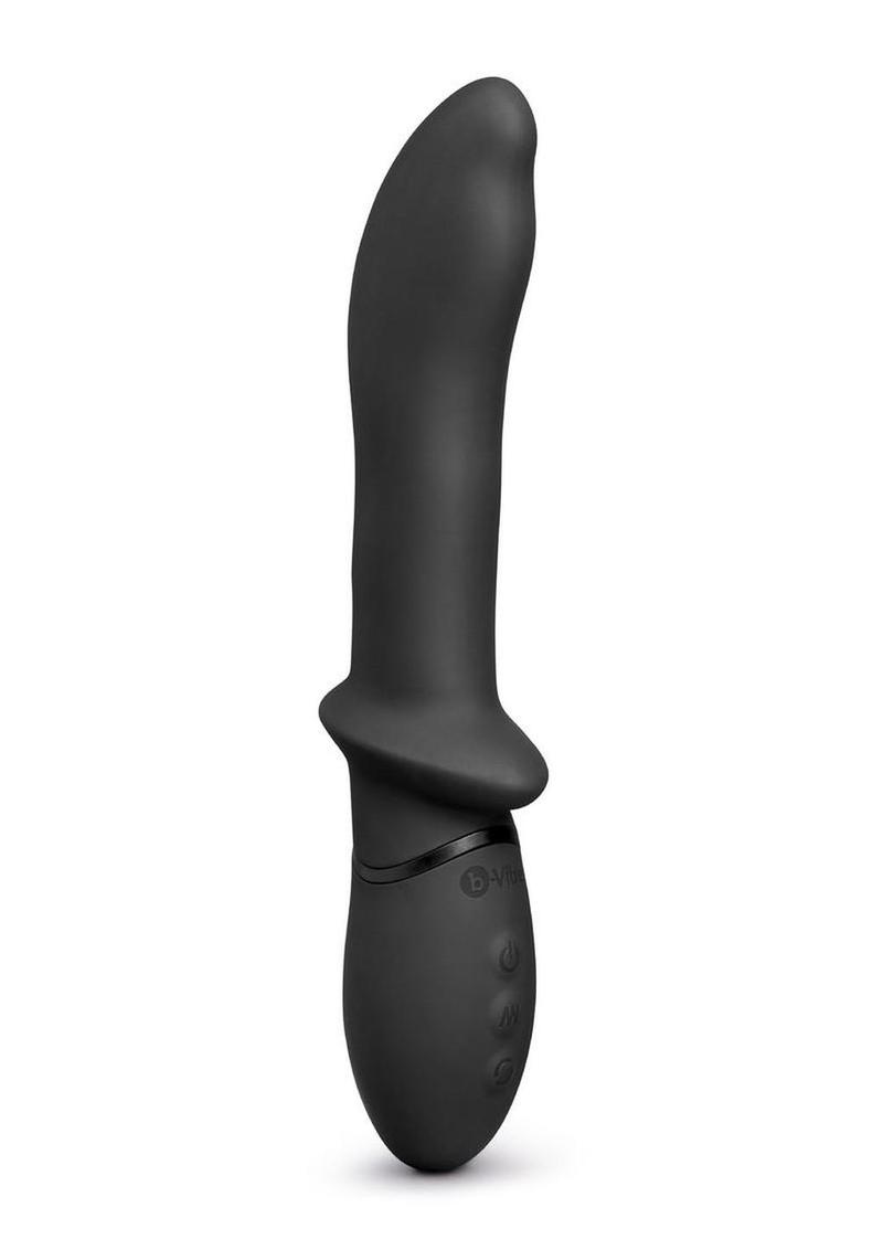 b-Vibe Rimming P-Spot Vibe | Black: Black Rimming P-Spot Vibe, full product