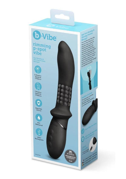 b-Vibe Rimming P-Spot Vibe | Black: Retail packaging