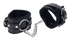 Sportsheets Shadow Handcuffs: Pair of black Shadow Handcuffs joined by chain