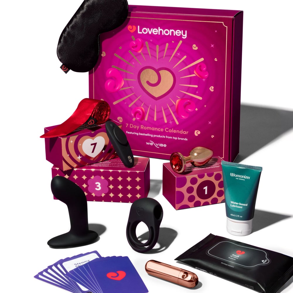 Lovehoney x We-Vibe Romance Advent Calendar 2026 | 7 Days: Included toys and accessories