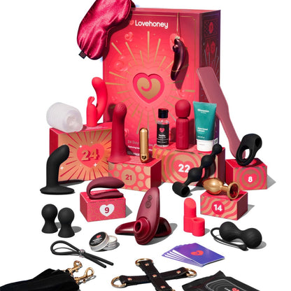 Lovehoney x Womanizer x We-Vibe Couples Advent Calendar 2026 | 24 Days: Included toys and accessories