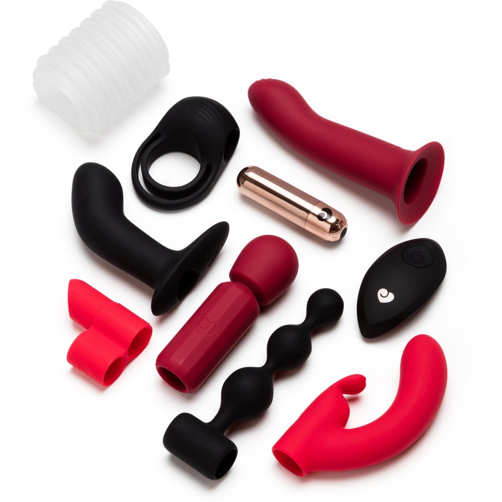 Lovehoney x Womanizer x We-Vibe Couples Advent Calendar 2026 | 24 Days: Included interchangeable sleeves