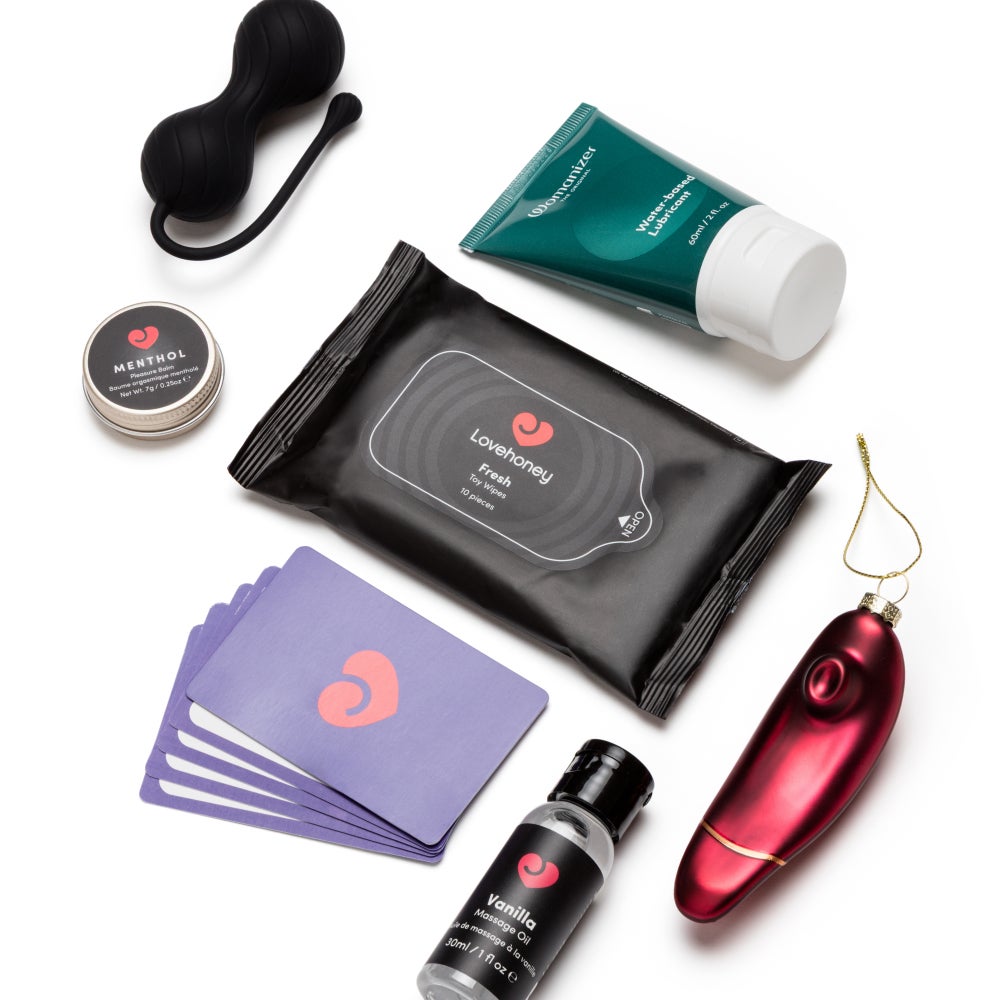 Lovehoney x Womanizer x We-Vibe Couples Advent Calendar 2026 | 24 Days: Included intimate essentials