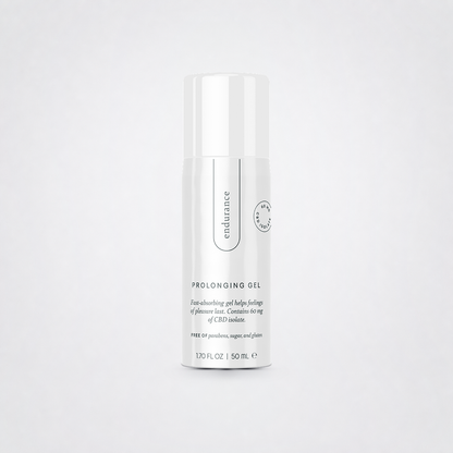 Endurance Prolonging Gel for him on The Luv Coach approved neutral studio background