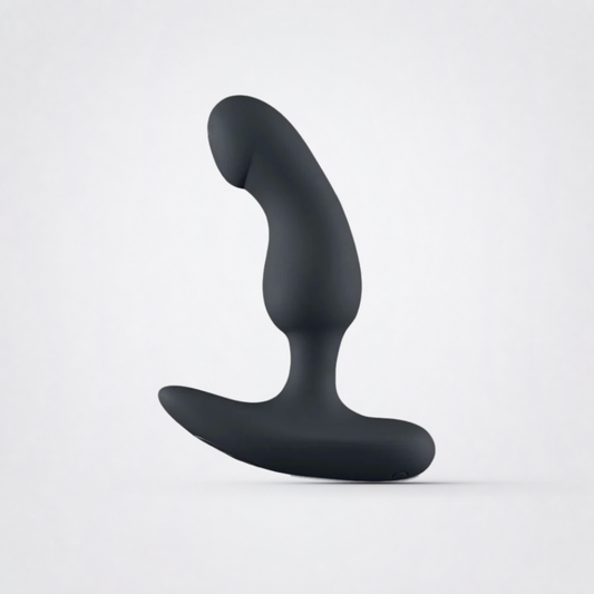 Intimate Intrigue - prostrate massager on a light neutral studio background