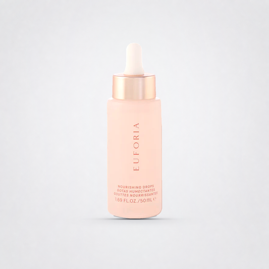 Nourishing Drops - Euforia Everyday V Moisturizer on The Luv Coach approved neutral studio background