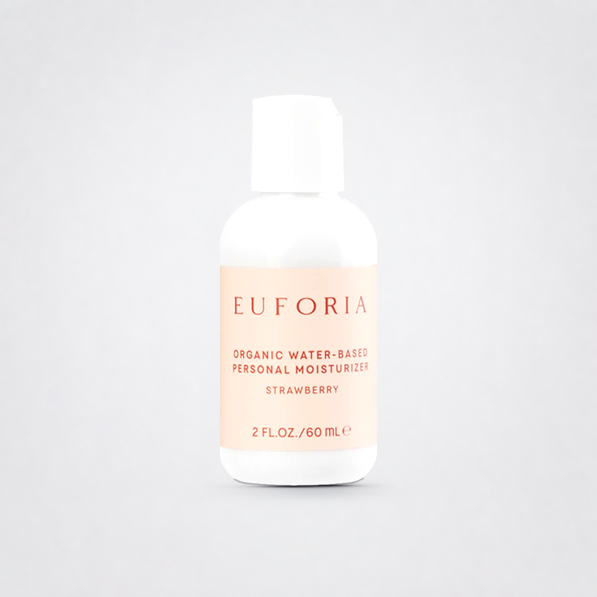 Water Based Personal Moisturizer (Organic) Strawberry on The Luv Coach approved neutral studio background