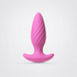 Plot Twist - Silicone Vibrating Butt Plug on a light neutral studio background