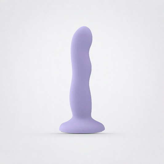 Velvet Tease - suction cup vibrator on The Luv Coach approved neutral studio background