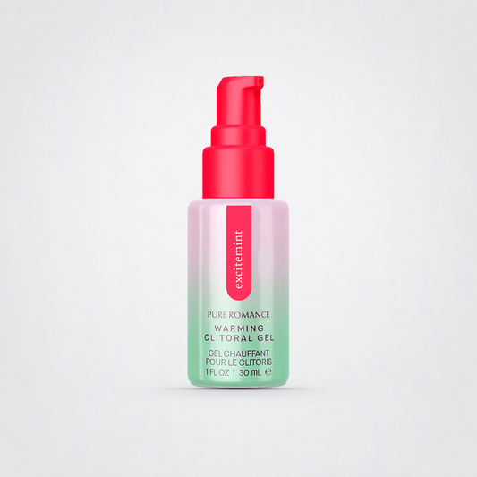 ExciteMint Tingling Foreplay Gel for Her on The Luv Coach approved neutral studio background