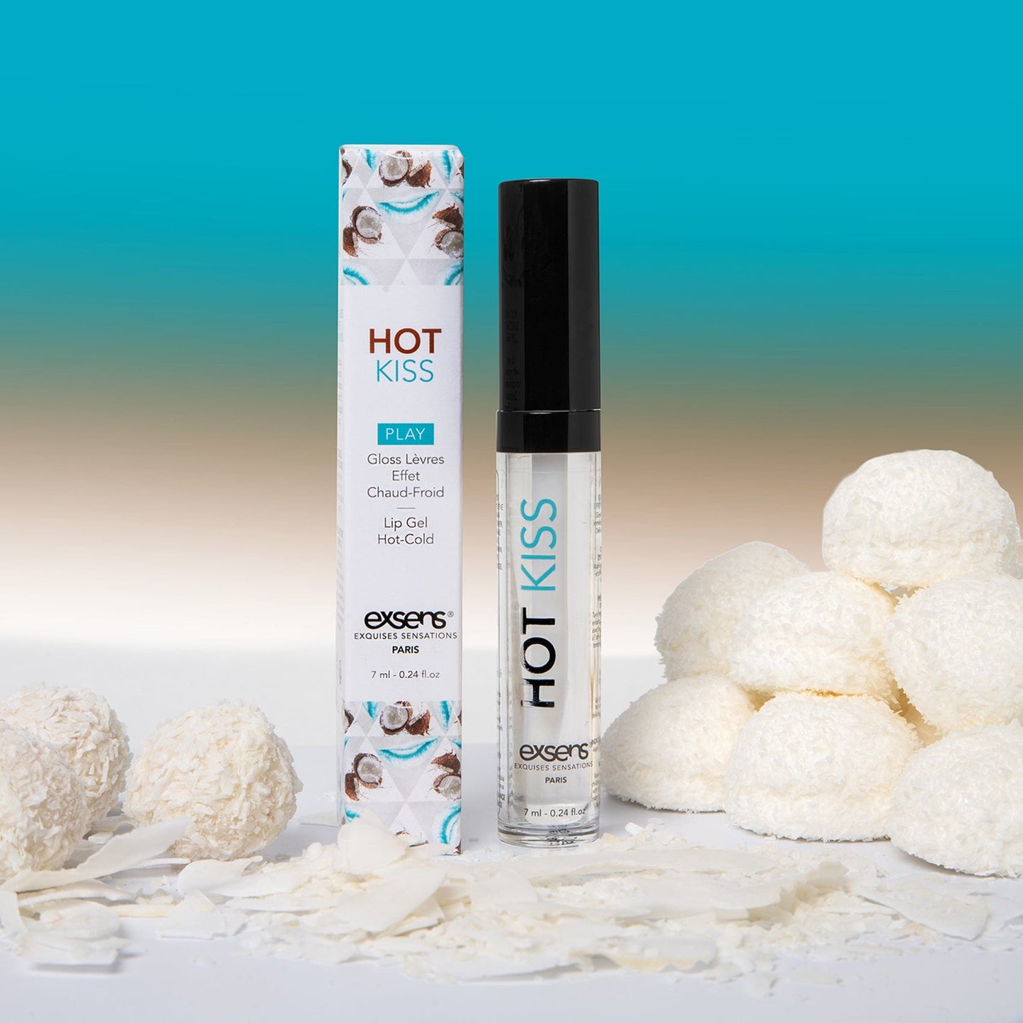 Hot Kiss Coconut packaging
