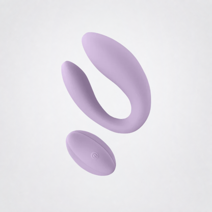 Lavender In Sync remote-controlled couples massager with matching remote