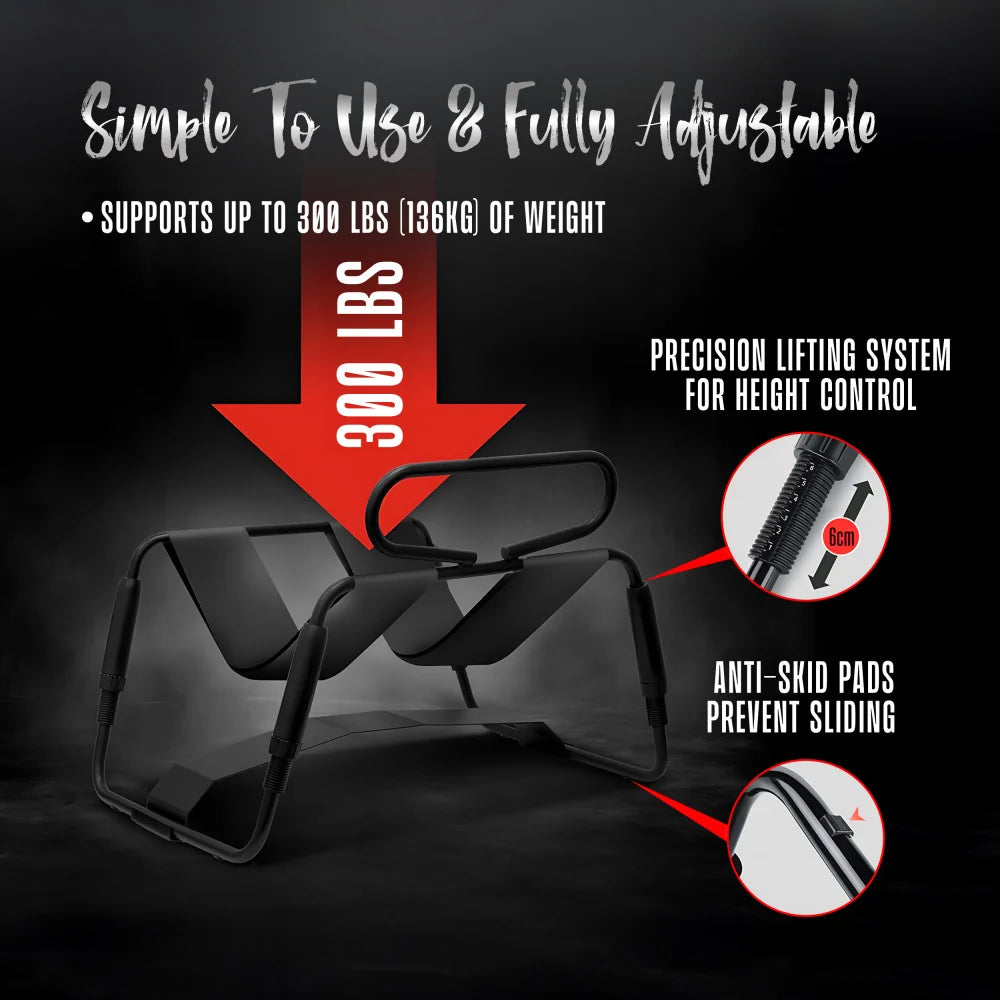 Surrender Sex Chair height adjustment, weight capacity and anti-skid features