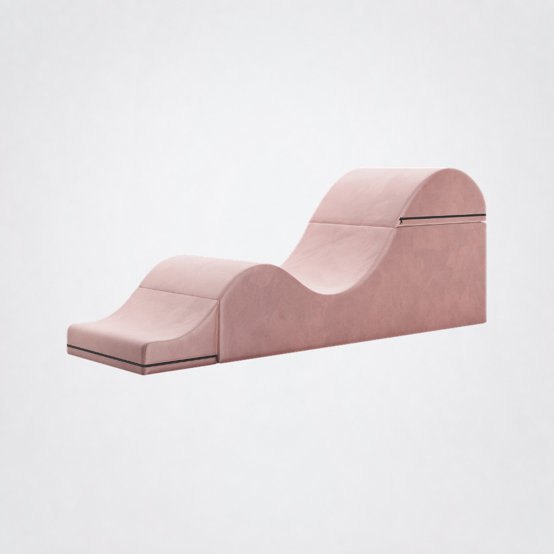 Aria Flip Chaise Luxury Lounger on The Luv Coach approved neutral studio background