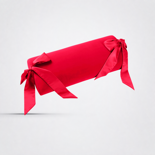 Ravish Bond-age Pillow on The Luv Coach approved neutral studio background
