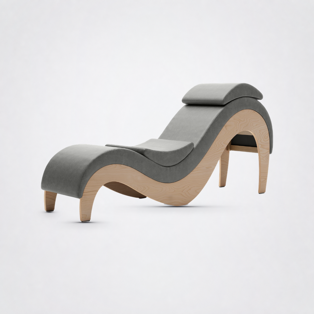 Supervio Luxury Chaise on The Luv Coach approved neutral studio background
