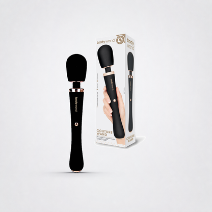 Lux Couture Wand with retail box on the Luv Coach grey studio background