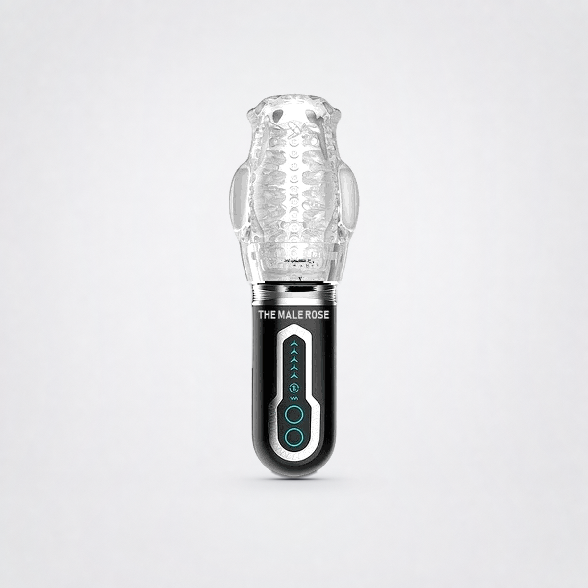 Male Rose 3 Ultimate Stroker for him on The Luv Coach approved neutral studio background