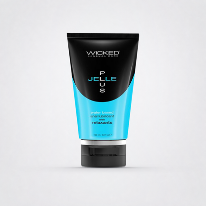 Wicked Jelle Plus | Water Based Backdoor with Relaxants on a light neutral studio background
