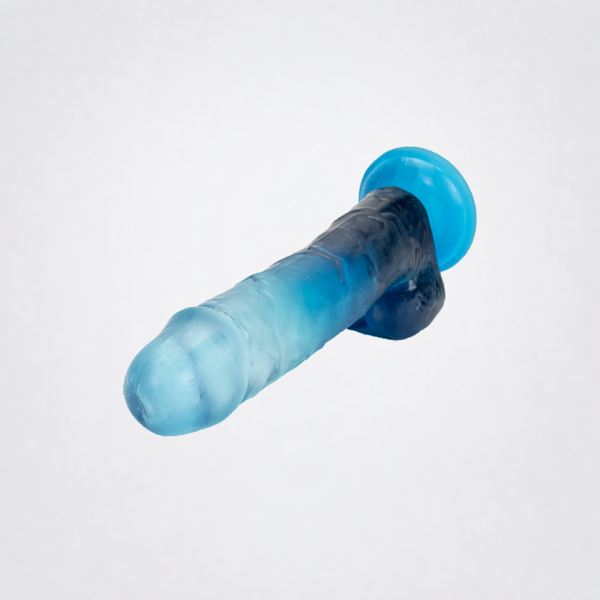 Mr. Nice Suction Cup Dildo side angle showing the suction cup base