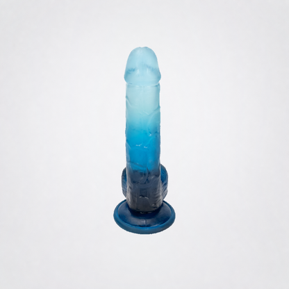 Mr. Nice Suction Cup Dildo front view on approved gray background