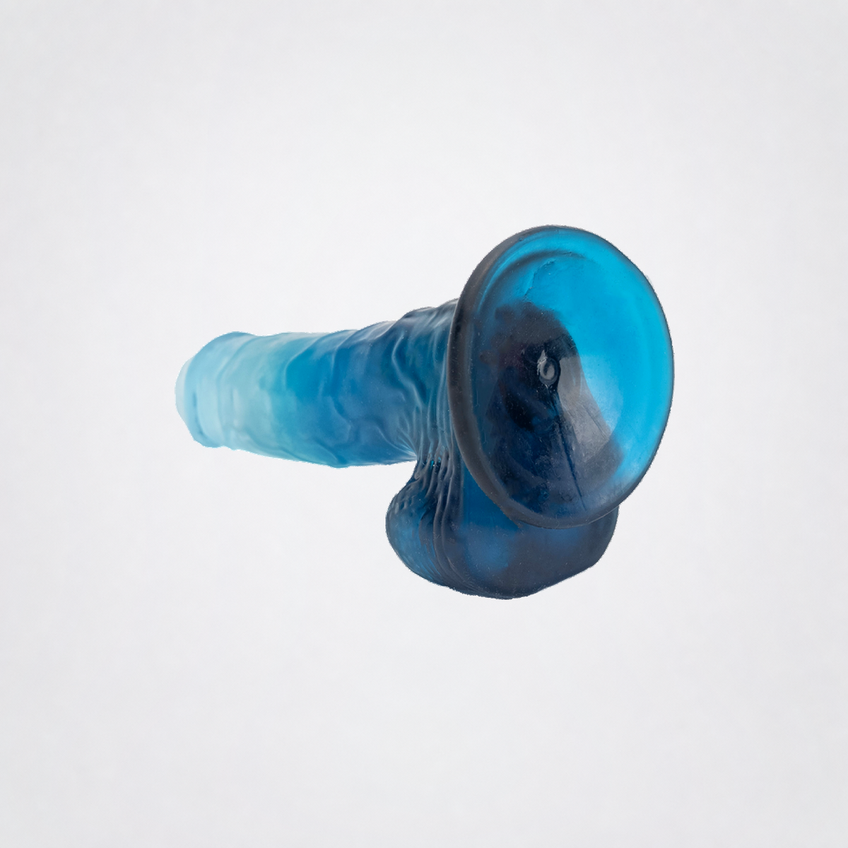 Mr. Nice Suction Cup Dildo underside angle showing the suction cup