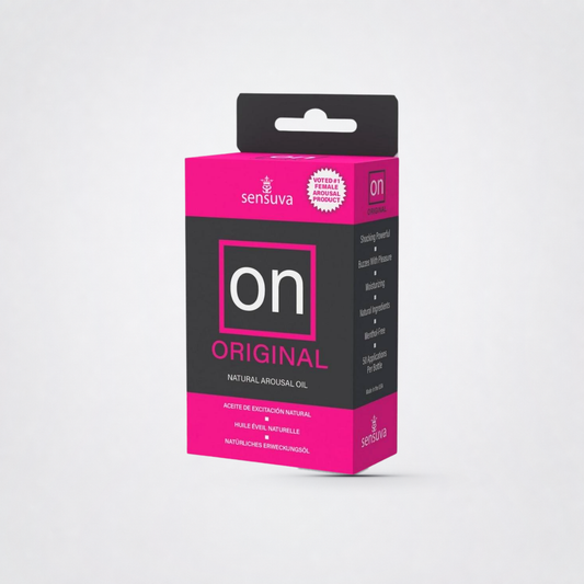 On Arousal Oil - Best bzzz for her on The Luv Coach approved neutral studio background