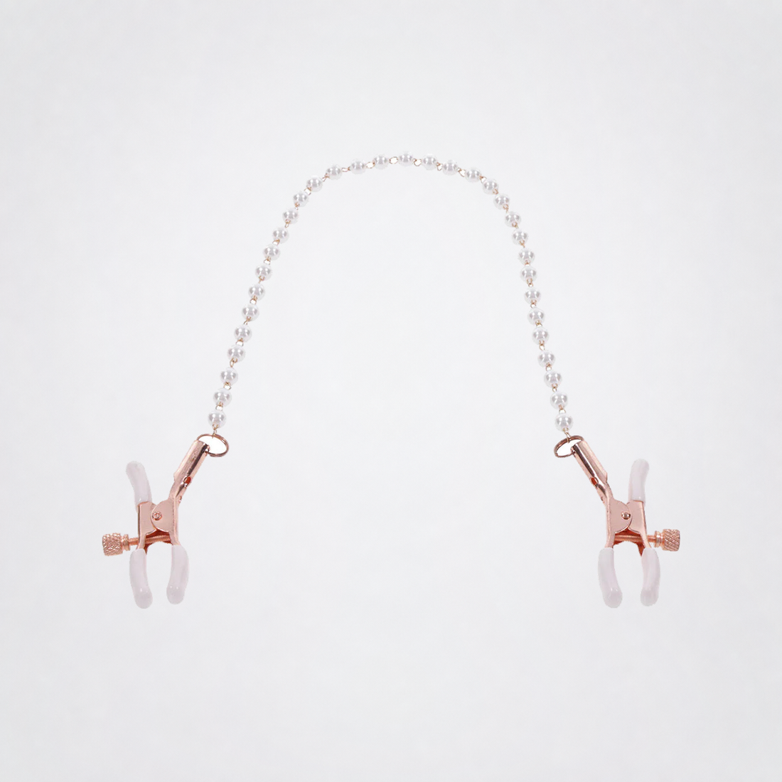 Peaches ‘n Creame pearl nipple clamps product view