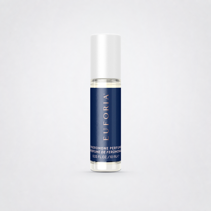 Pheromone Perfume on The Luv Coach approved neutral studio background