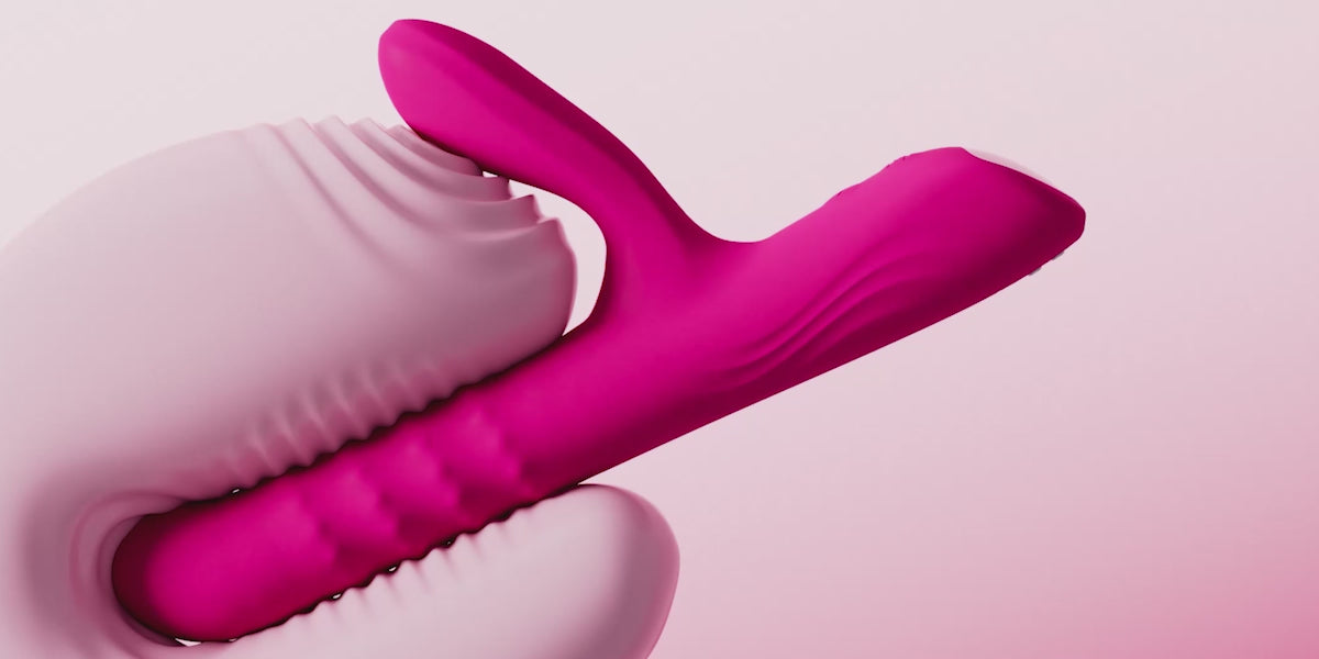 Velvo Rotating Bead Vibrating 3-in-1 App Compatible Rabbit