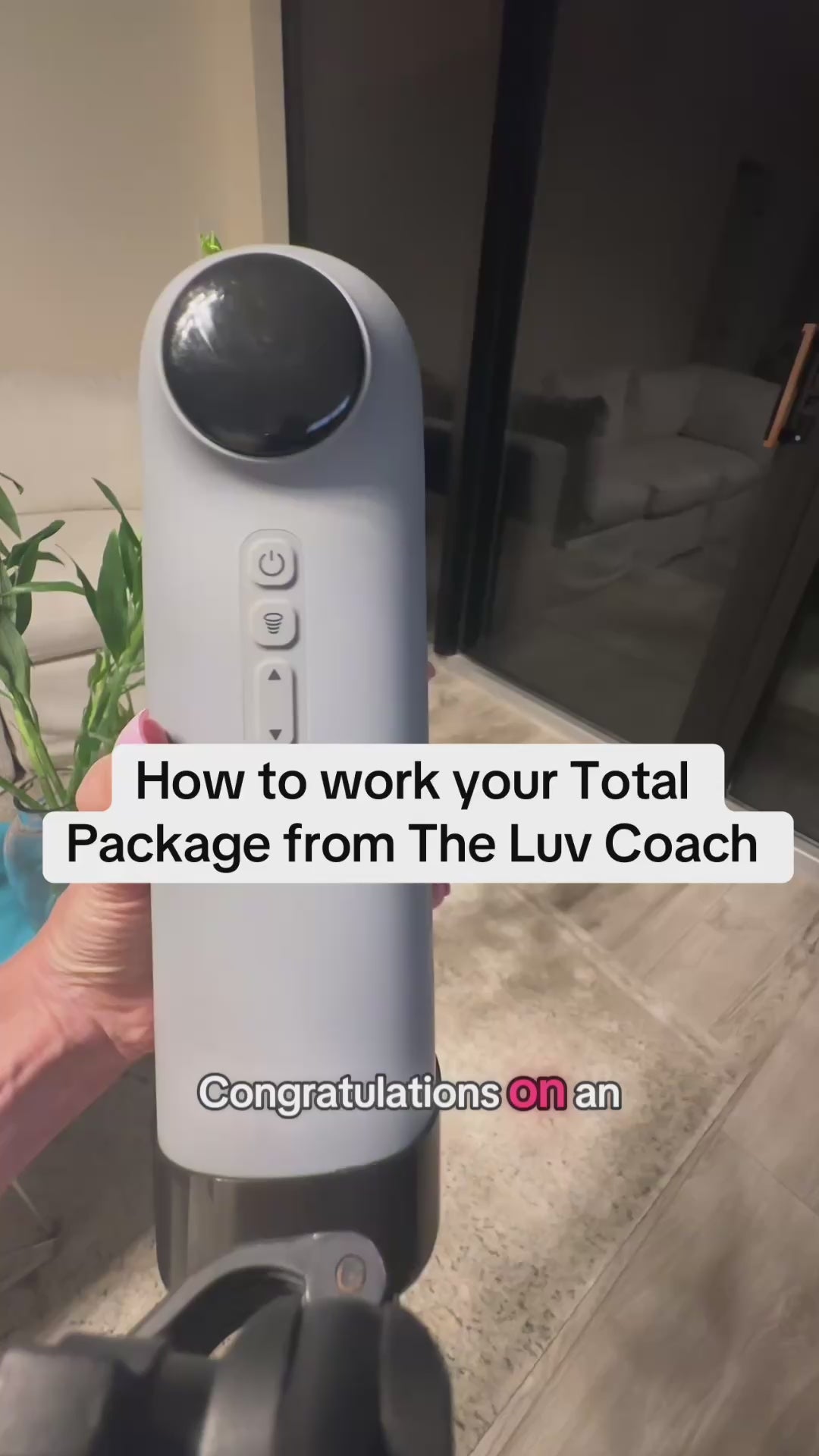 Total Package Deluxe Motorized Masturbator  The Luv Coach
