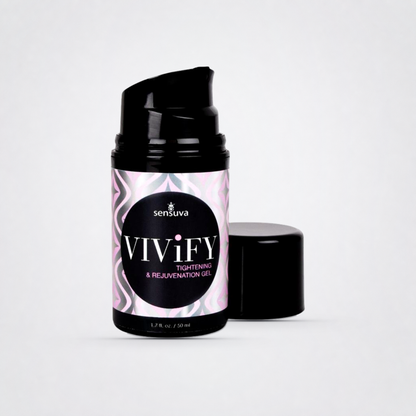 Tightening Cream for her on The Luv Coach approved neutral studio background