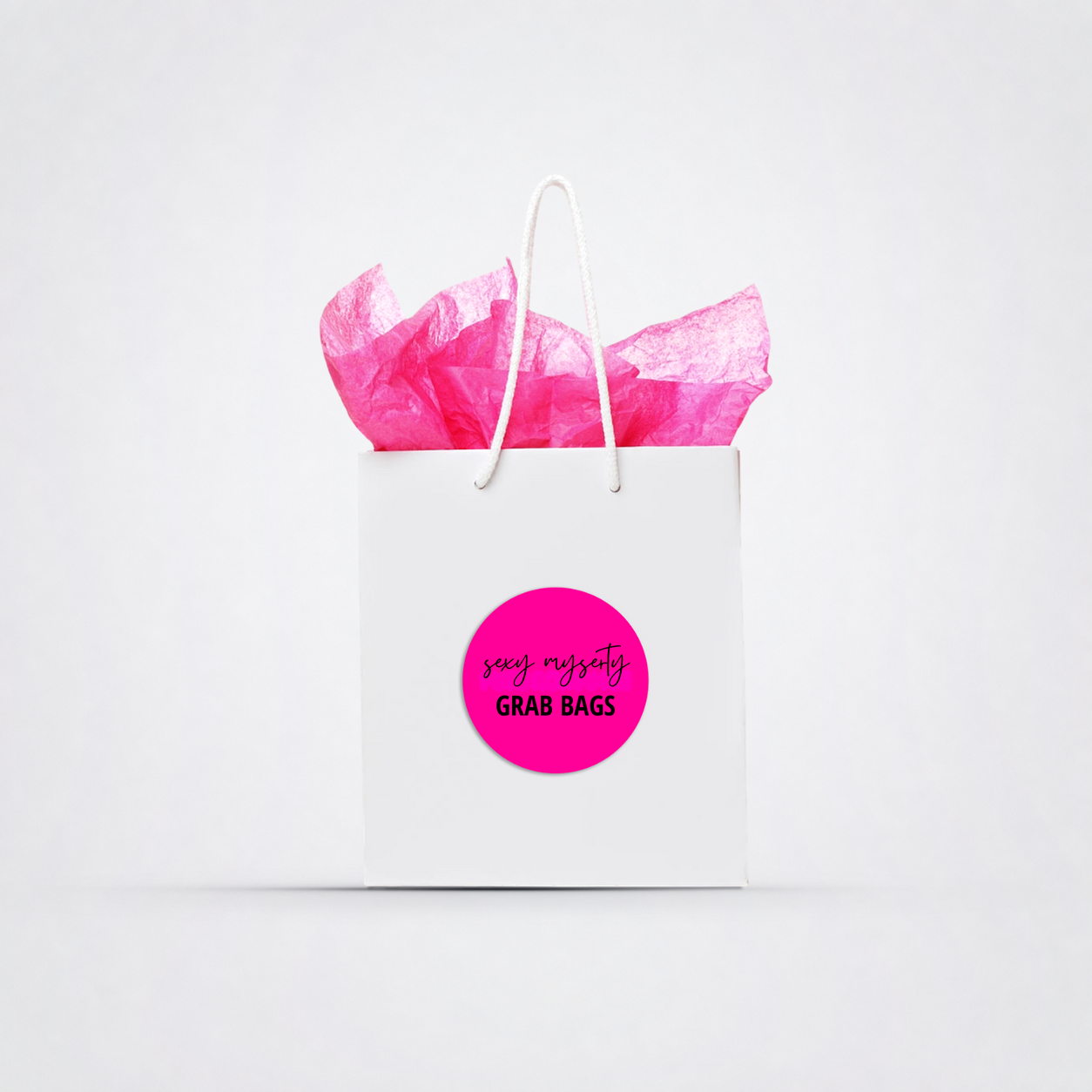 SEXY MYSTERY Couples' Grab Bags on The Luv Coach approved neutral studio background