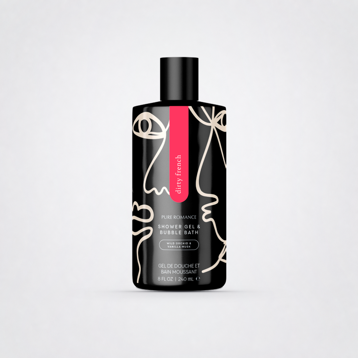 Skinny Dip Shower Gel & Bubble Bath on The Luv Coach approved neutral studio background