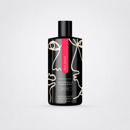 Skinny Dip Shower Gel & Bubble Bath on The Luv Coach approved neutral studio background