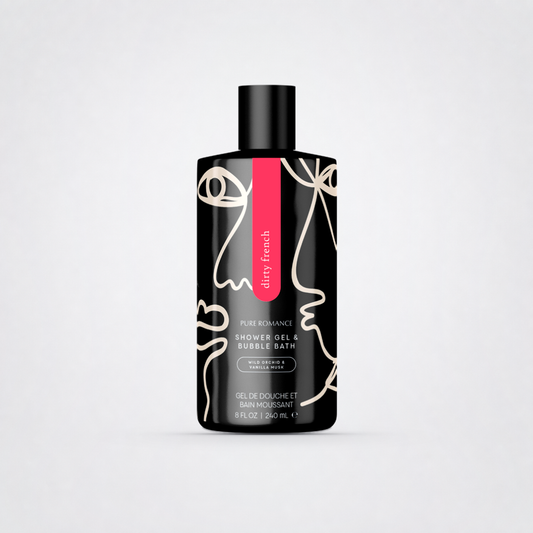 Skinny Dip Shower Gel & Bubble Bath on The Luv Coach approved neutral studio background
