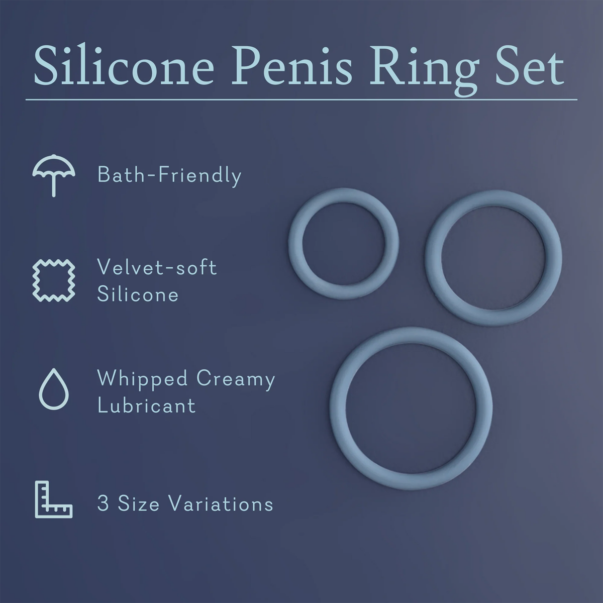 Silicone Ring Set official English product detail card