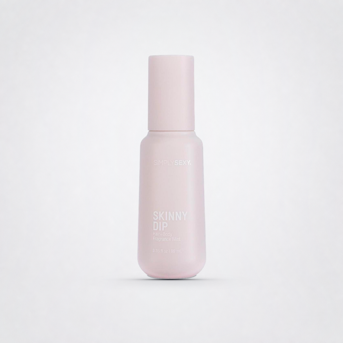Simply Sexy Pheromone Hair + Body Mist on The Luv Coach approved neutral studio background