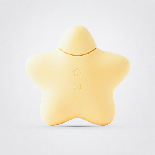 Star Power Airotic Vibrator front view on the Luv Coach grey studio background