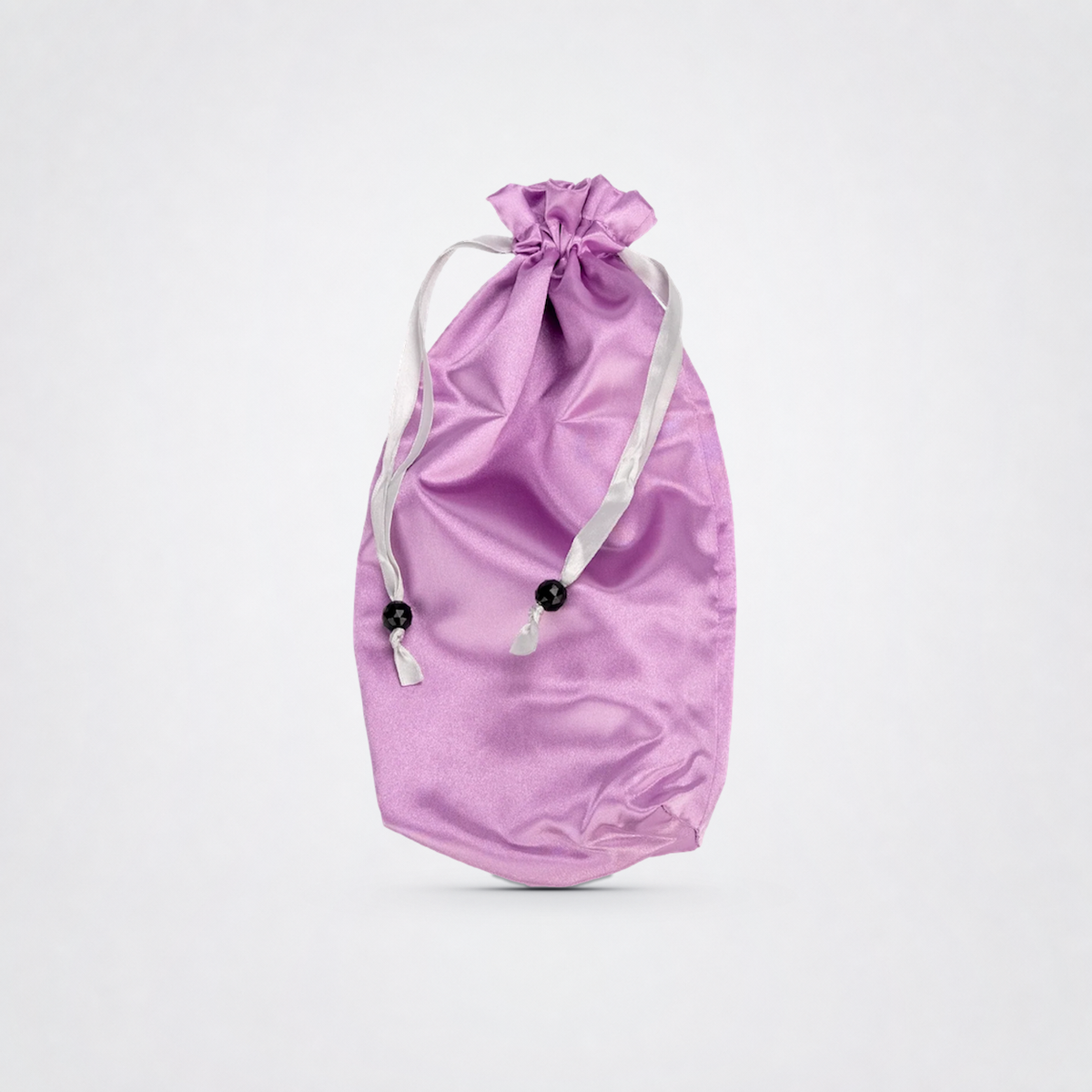 Purple Toy Tote upright on The Luv Coach neutral gray studio background