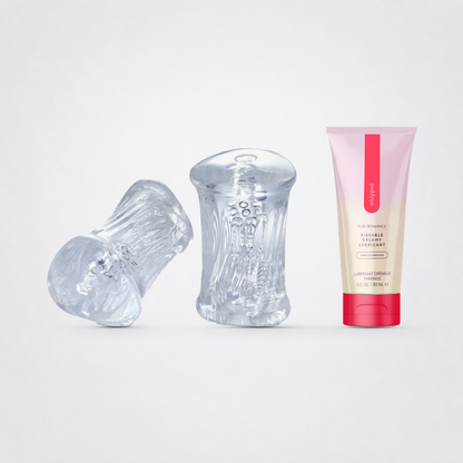 Trifecta Sleeve and Whipped bundle on The Luv Coach approved neutral studio background