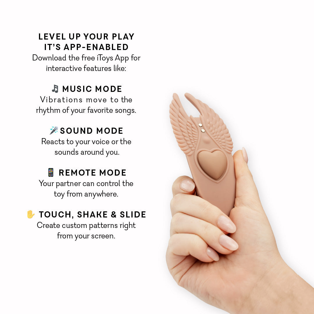 iToys app modes for controlling the Undercover Lover wearable massager