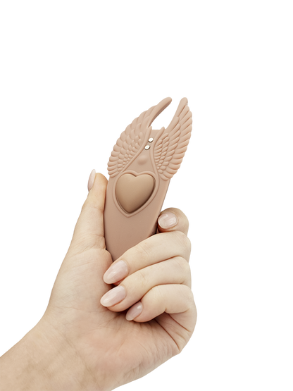 Undercover Lover wearable massager held in one hand