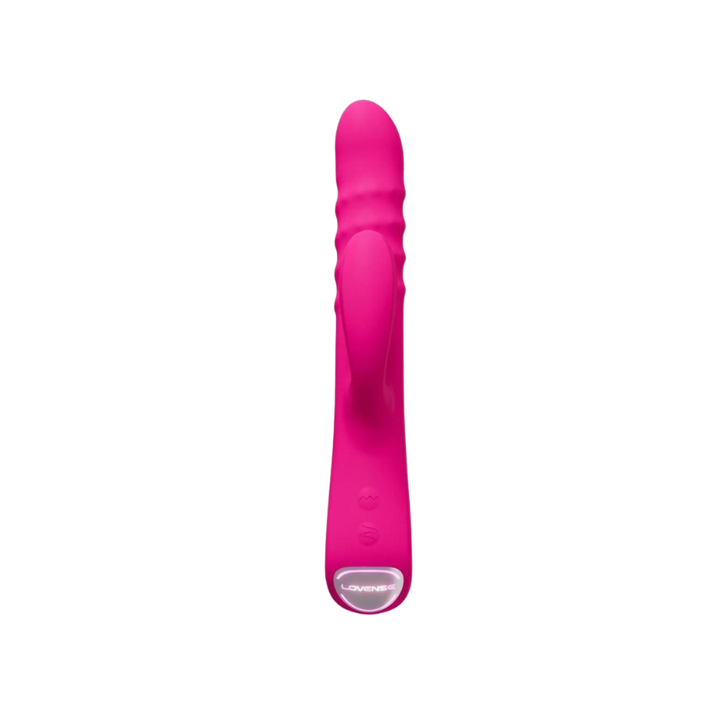 Front view of the Velvo rolling bead rabbit vibrator