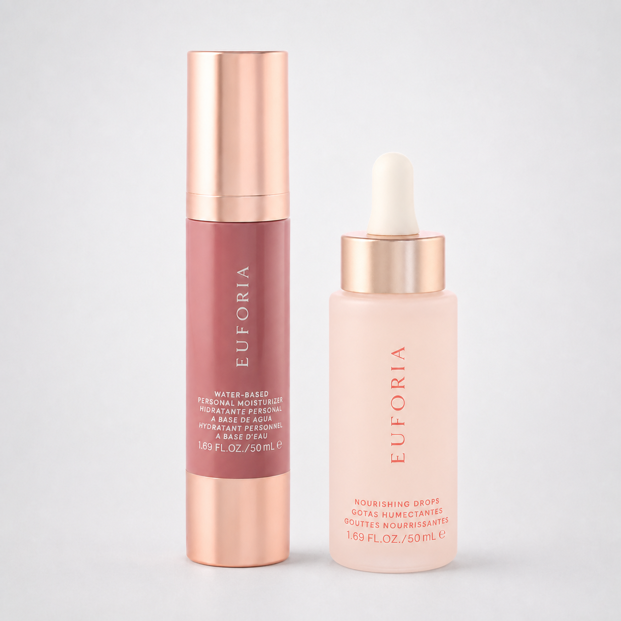 Wetter Is Better For Her bundle with Water-Based Personal Moisturizer and Nourishing Drops