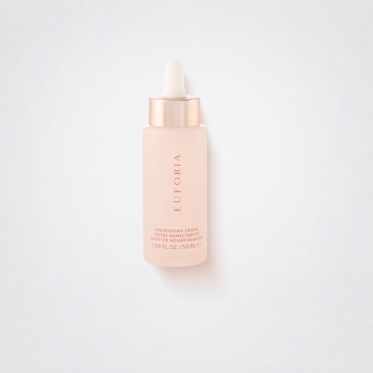 Euforia Nourishing Drops on neutral grey background