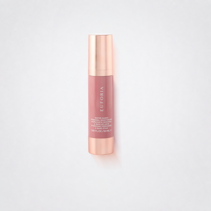 Euforia Water-Based Personal Moisturizer on neutral grey background