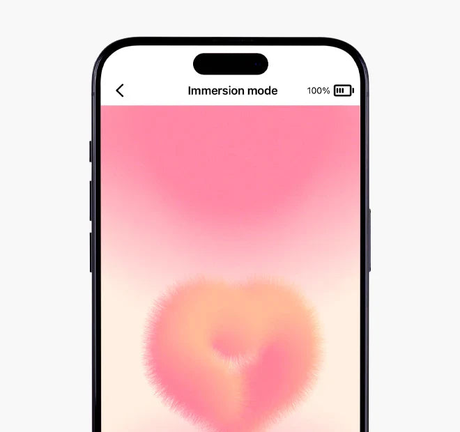 Immersion Mode touch screen in the iToys app